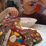 chocolate bowl pinyata filled with lollies howtocookthat ann reardon