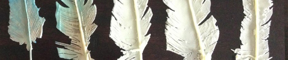 chocolate feathers cake topper decoration