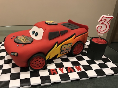 HowToCookThat : Cakes, Dessert & Chocolate | 3D Lightning McQueen Cars
