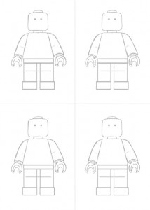 lego party colouring in 