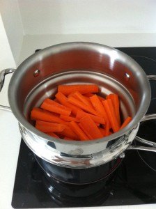 carrots in steamer baby first foods