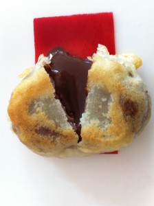 fried chocolate gnache spherical