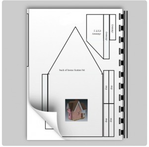 gingerbread house printable plans