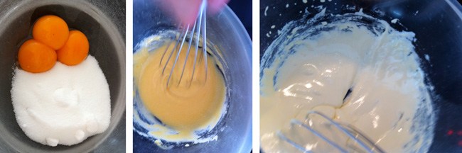 home made ice cream whisk egg yolks and sugar