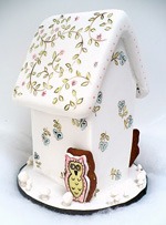 gingerbread house owl