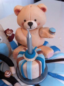 first birthday cake ideas fondant teddy bear