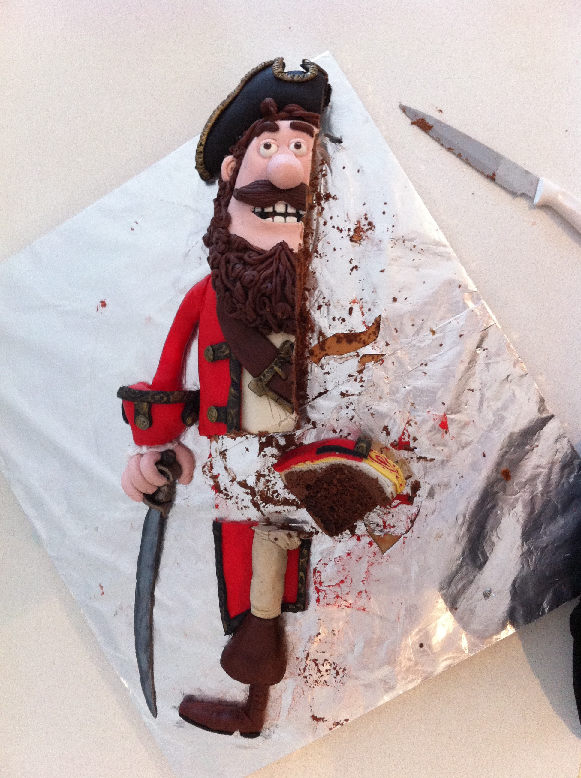 pirates band of misfits birthday cake pirate captain 