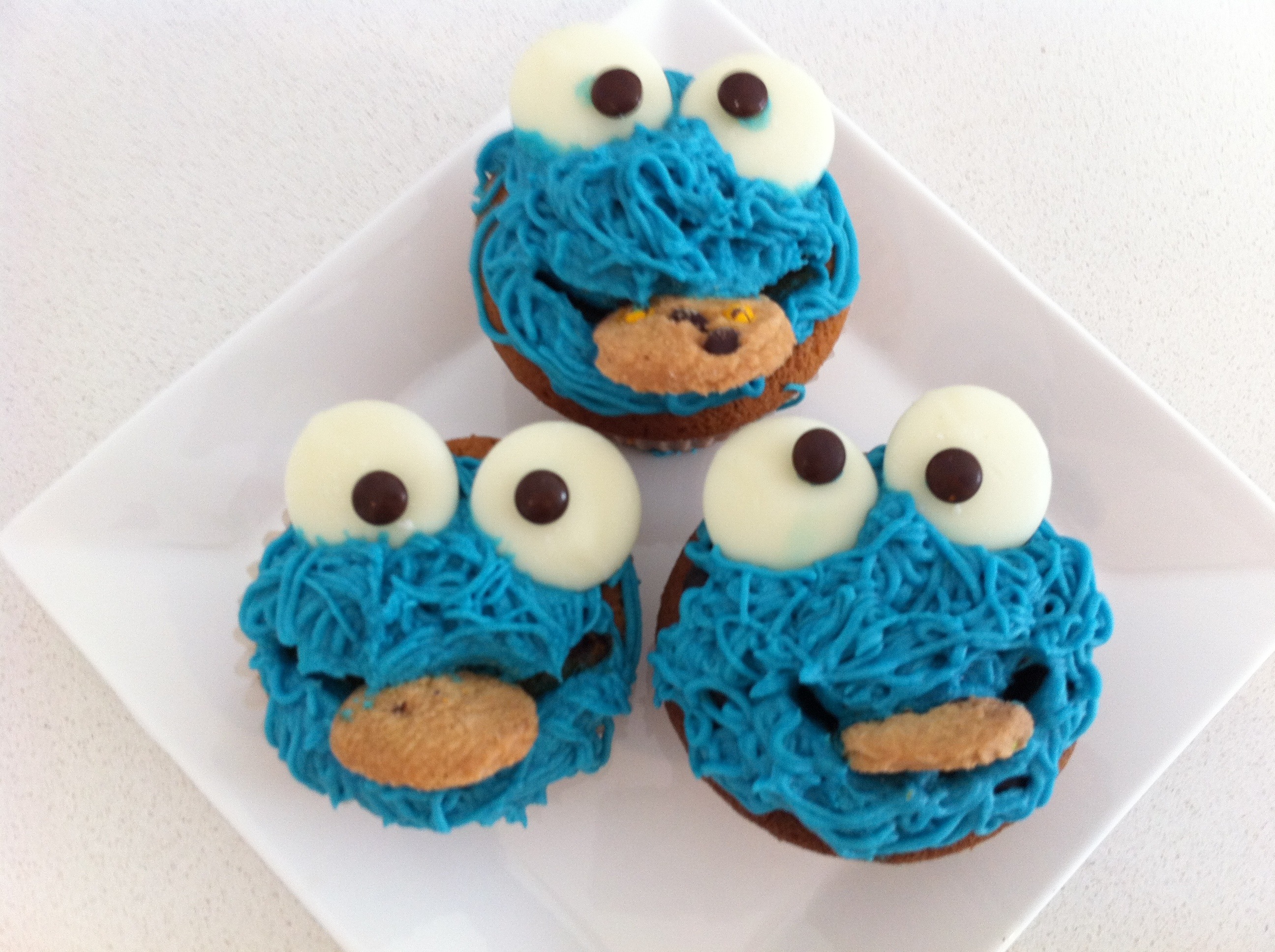 cookie monster cupcakes cookie monster cupcakes