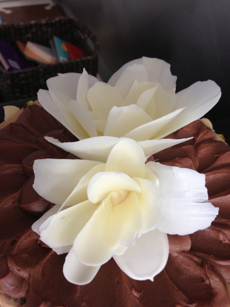 how to make a chocolate flower