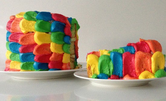 rainbow cake recipe ann reardon