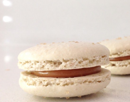 salted caramel macaron recipe