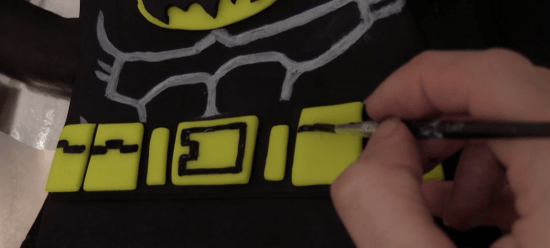 batman lego cake tutorial