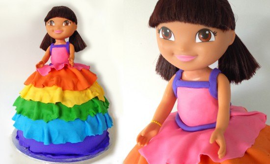 Dora cake decorating lesson by how to cook that