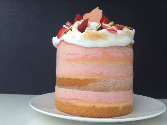 strawberry mousse cake recipe ann reardon 