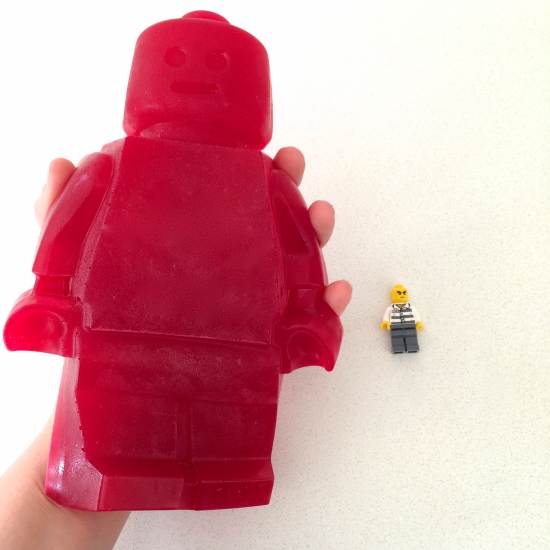 giant gummy lego man howtocookthat