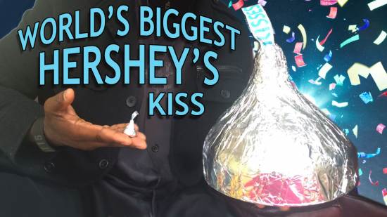 giant hershey's kiss