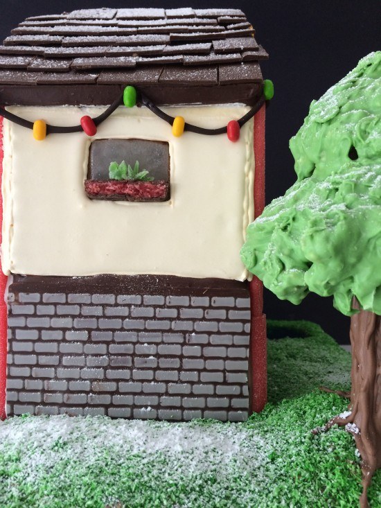 gingerbread house chocolate bricks reardon