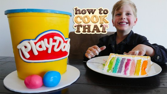 play doh cake recipe kids birthday easy