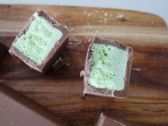 mint aero bar chocolate recipe howtocookthat