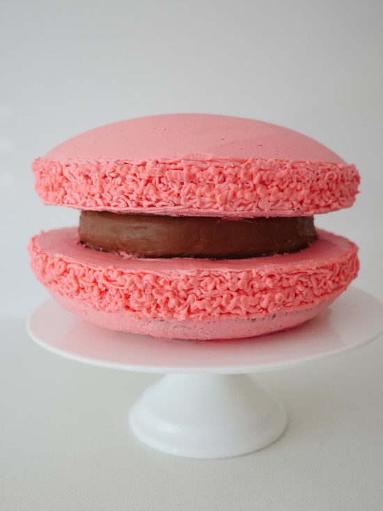 giant macaron cake