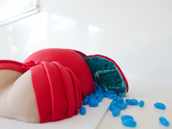 pregnant belly cake ann reardon