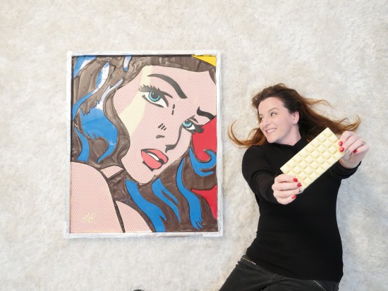 wonder woman chocolate roy lichtenstein