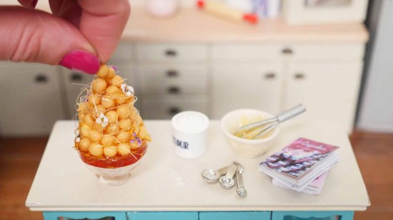 miniature baking 1/12 scale food