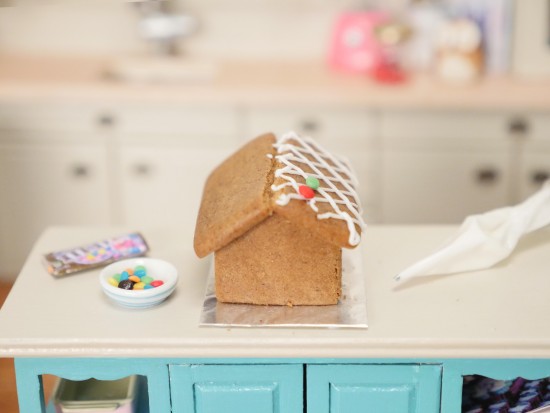 miniature gingerbread house recipe