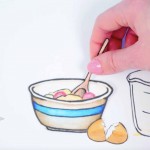 muffin recipe animation