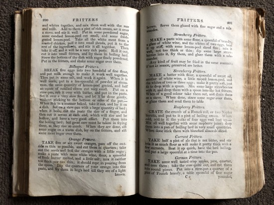 200 year old cookbook