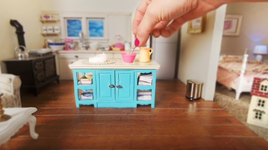 miniature kitchen tiny cooking