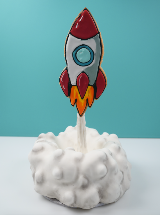 Rocket Ship Ice Cream