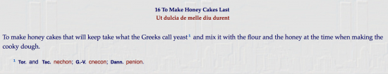 ancient roman honey cakes recipe