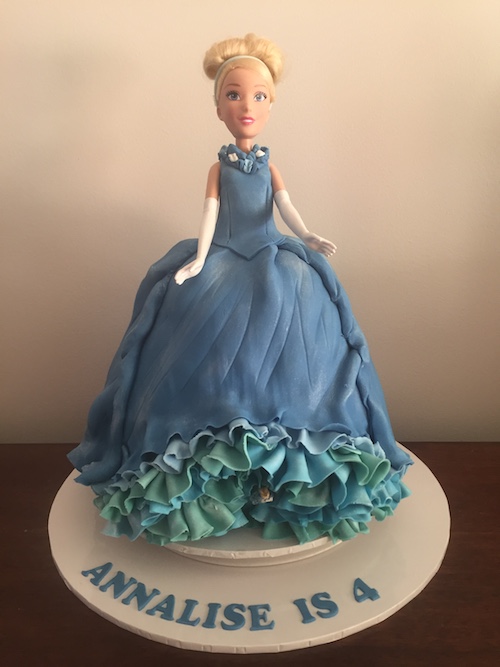 Pull Me Up Cinderella Doll Cake Recipe | Tsunami Cake | Trending Doll Cake  | Disney Princess - YouTube