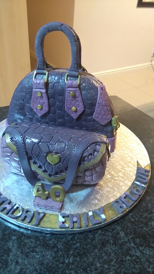 HowToCookThat : Cakes, Dessert & Chocolate | Hand Bag Cake Tutorial ...