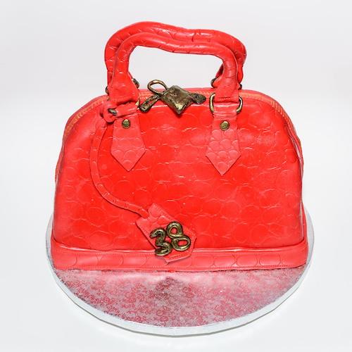 Louis Vuitton Purse Cake tutorial video 