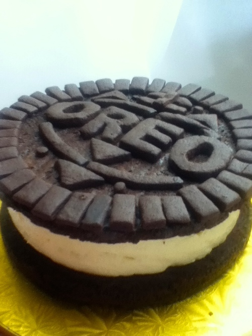 Chocolate Layer Cake with Cookies and Cream Filling - Restless Chipotle