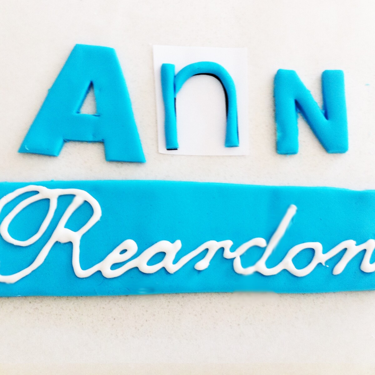 How to Make Fondant Letters