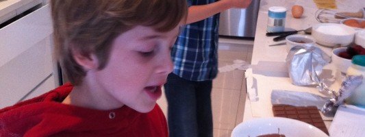 school holiday activity idea kids cooking invention test