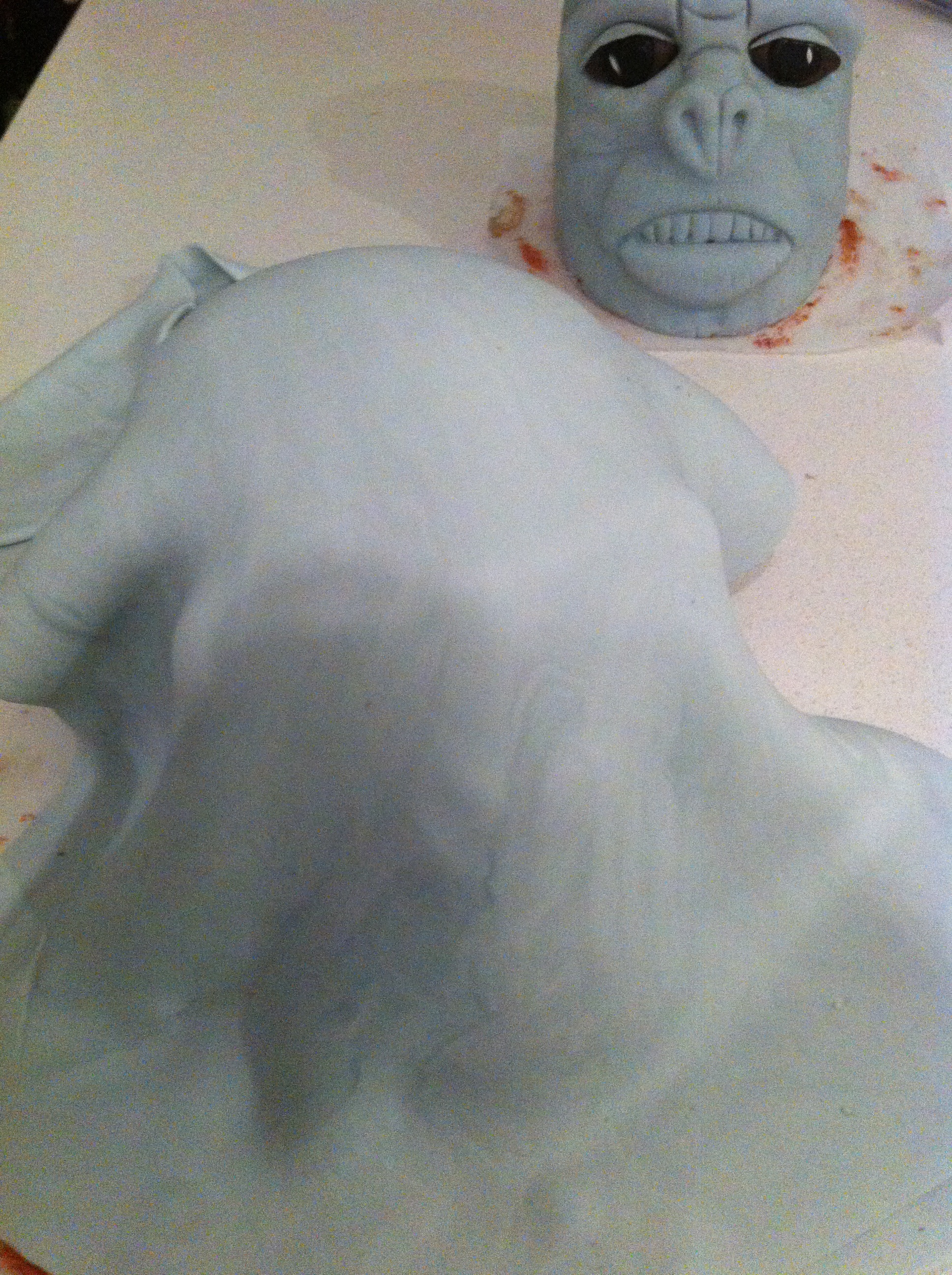 fondant brain cake