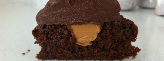 chocolate peanut butter cupcake recipe