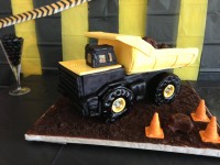 truck cake construction party