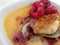 raspberry creme brûlée