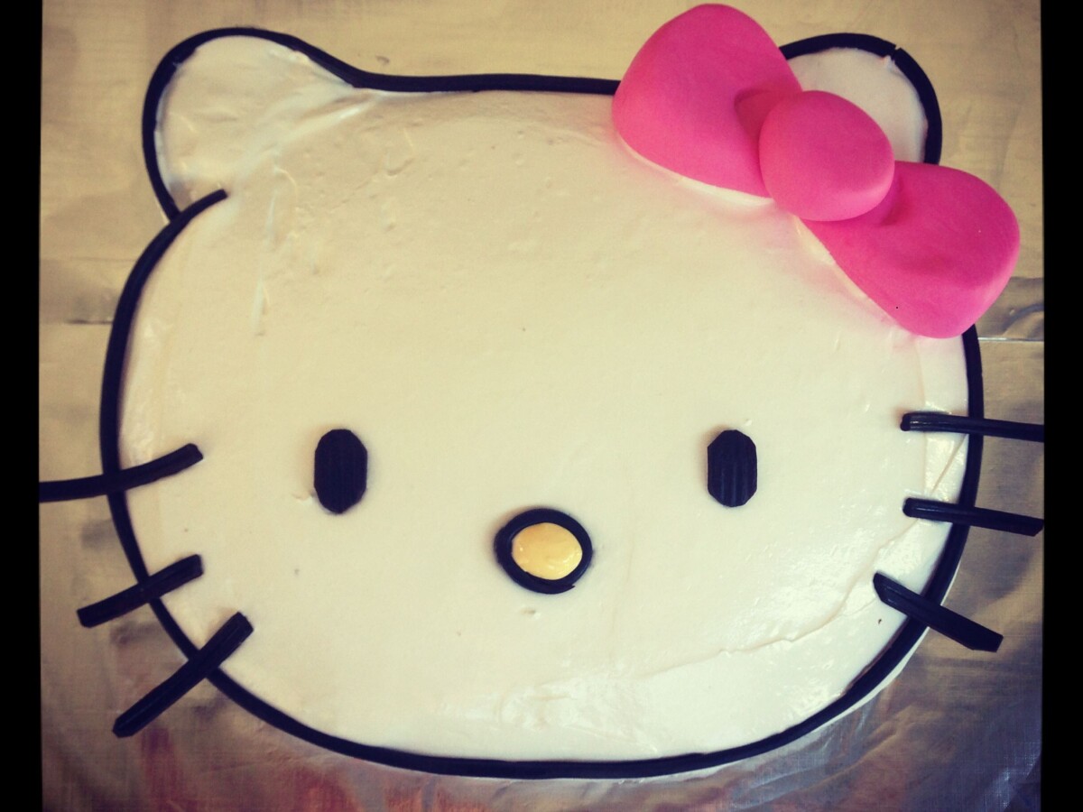 HowToCookThat : Cakes, Dessert & Chocolate | Hello Kitty Cake -  HowToCookThat : Cakes, Dessert & Chocolate