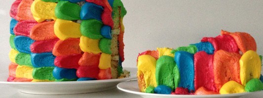 rainbow cake recipe ann reardon