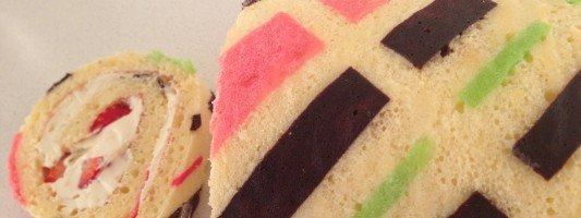 patterned roll cake recipe ann reardon