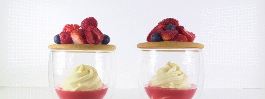 Elegant Fruit Dessert Recipe with video by Ann Reardon