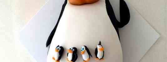 penguins of madagascar cake