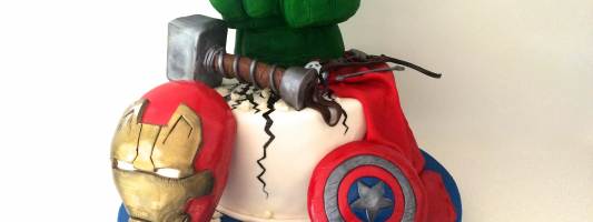 marvel avengers cake designs