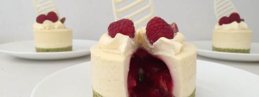 raspberry inside dessert recipe ann reardon